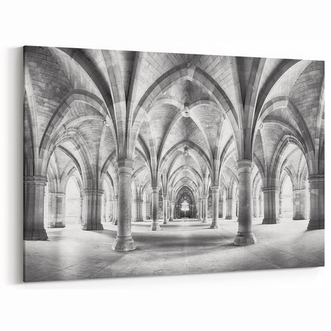Cathedral Arches Wall Art - Majestic Gothic Architecture Print
