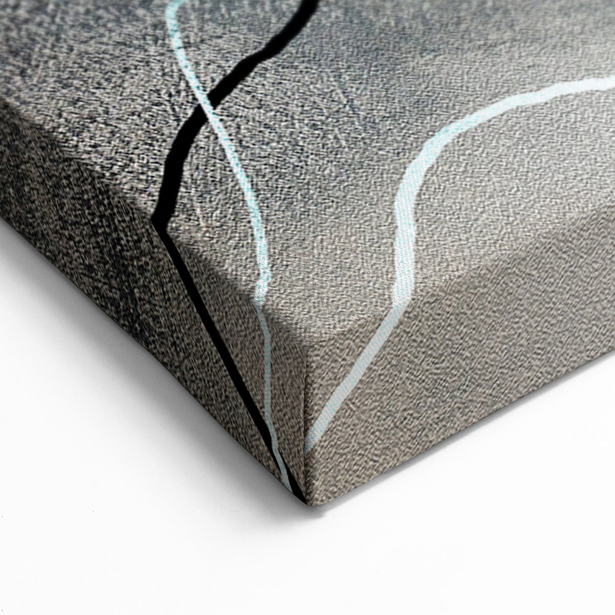 Elegant Koi Fish & Abstract Lines | Modern Geometric Wall Art