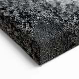 Teal and Gold Koi Fish Abstract | Modern Wall Art with Geometric Lines