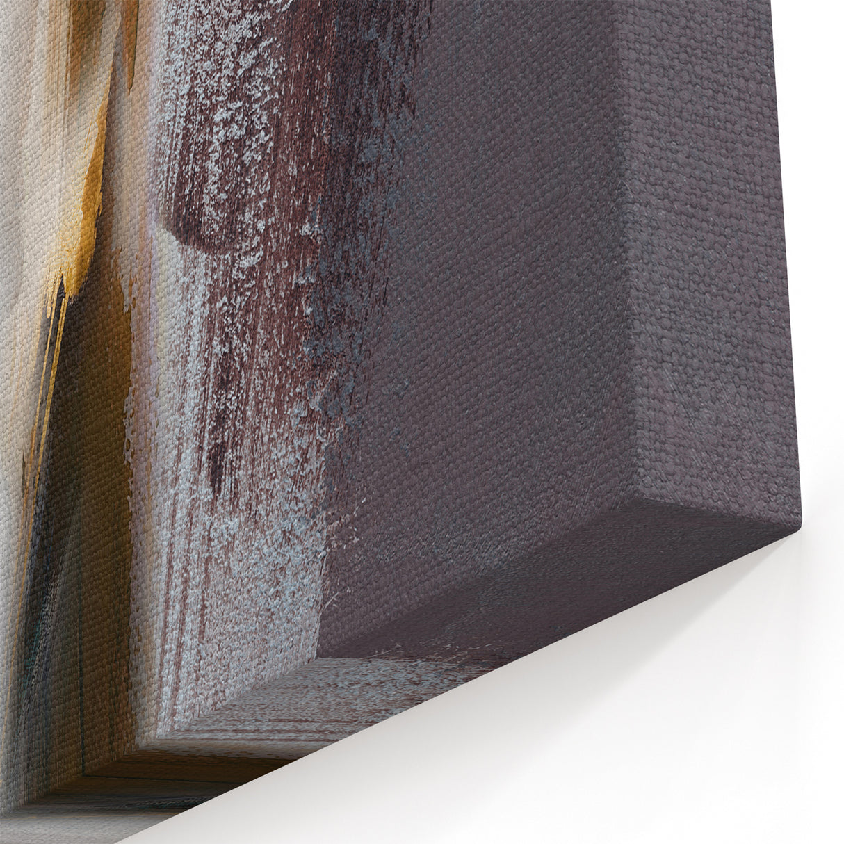 Soft Earth Tones Abstract Brush Strokes | Modern Wall Art Canvas