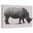 Geometric Rhinoceros Wall Art - Rhino Framed Print & Canvas Decor