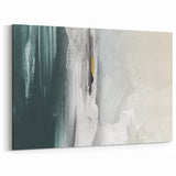 Contemporary Brush Strokes Abstract Art | Geometric Line Canvas Print