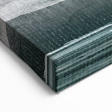 Elegant Strokes and Lines Abstract Art | Gold Accented Canvas Print