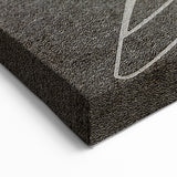 Dynamic Abstract Line Art with Orange Accents | Modern Wall Décor