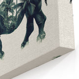 Tropical Rhinoceros Wall Art - Rhino Canvas Print & Framed Decor
