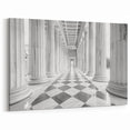 Columns Wall Art - Classical Architecture Print on Canvas, Acrylic, & Framed