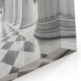 Columns Wall Art - Classical Architecture Print on Canvas, Acrylic, & Framed