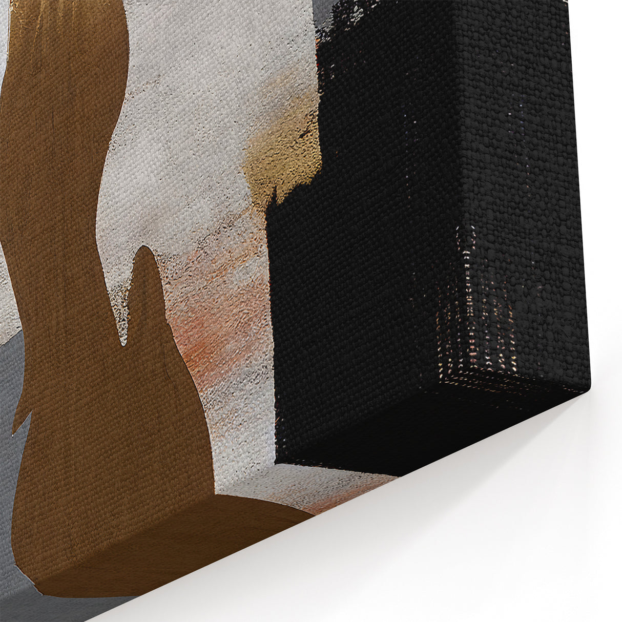 Abstract Brush Strokes Canvas Art | Modern Geometric Wall Decor
