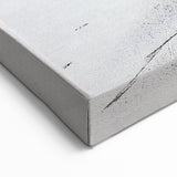 Abstract Sunset Strokes and Lines Art - Warm Gold and Orange Canvas