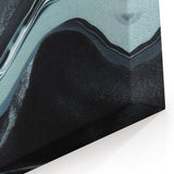 Modern Wave Abstract Canvas Art | Fluid Lines and Strokes Wall Decor
