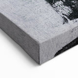 Bold Abstract Strokes and Lines Art - Green, Black, and Gold Canvas