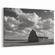 Black and White Barn Wall Art - Rustic Farmhouse Canvas Print - Classic Decor