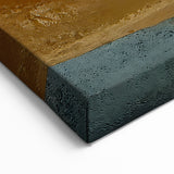 Abstract Brush Strokes and Lines Art | Brown, Gray, and White Canvas