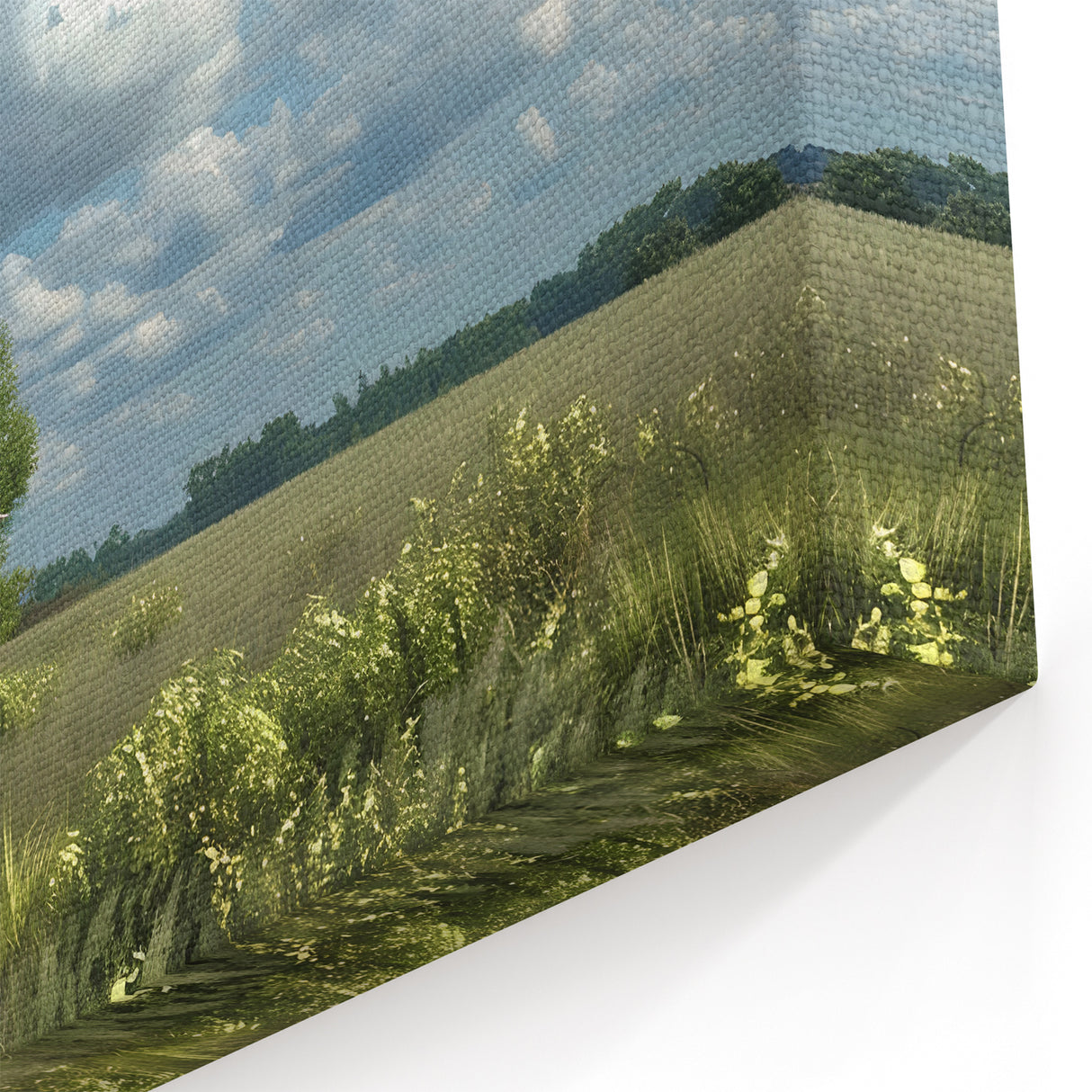 Rustic Red Barn Wall Art - Farmhouse Canvas Print - Country Landscape Decor