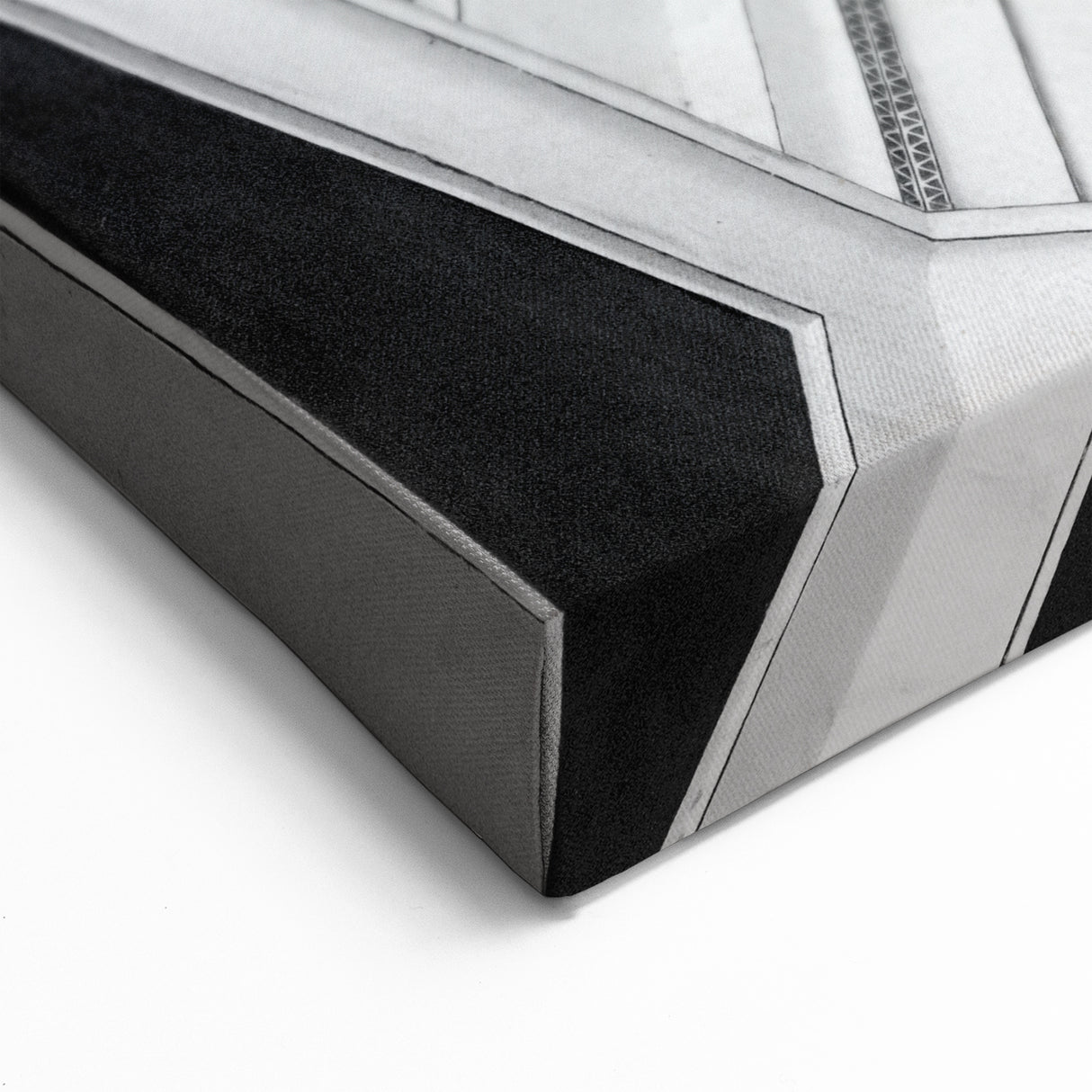 Intricate Dome Design Wall Art - Black and White Architecture Print