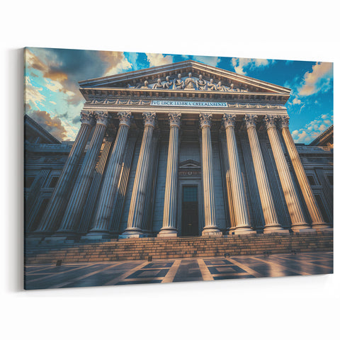 Columns Wall Art - Classical Architecture Print in Canvas & Framed Art