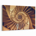 Modern Spiral Staircase Wall Art - Architectural Photography Canvas Print