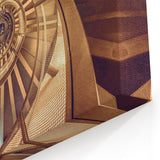 Modern Spiral Staircase Wall Art - Architectural Photography Canvas Print