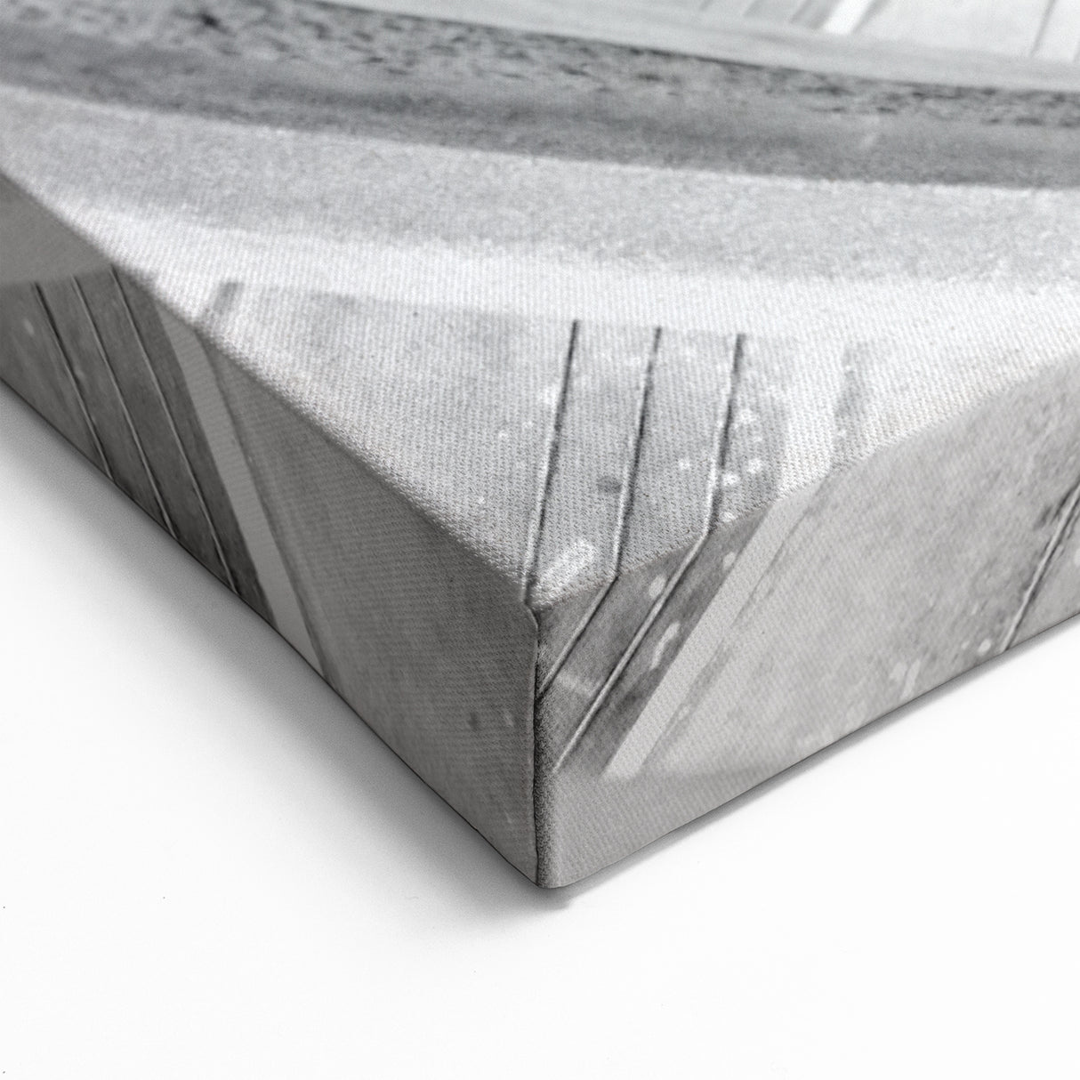 Classic Black and White Spiral Staircase Wall Art - Architectural Print