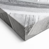 Classic Black and White Spiral Staircase Wall Art - Architectural Print