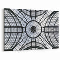 Modern Dome Architecture Wall Art - Geometric Glass Ceiling Print