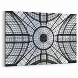 Modern Dome Architecture Wall Art - Geometric Glass Ceiling Print