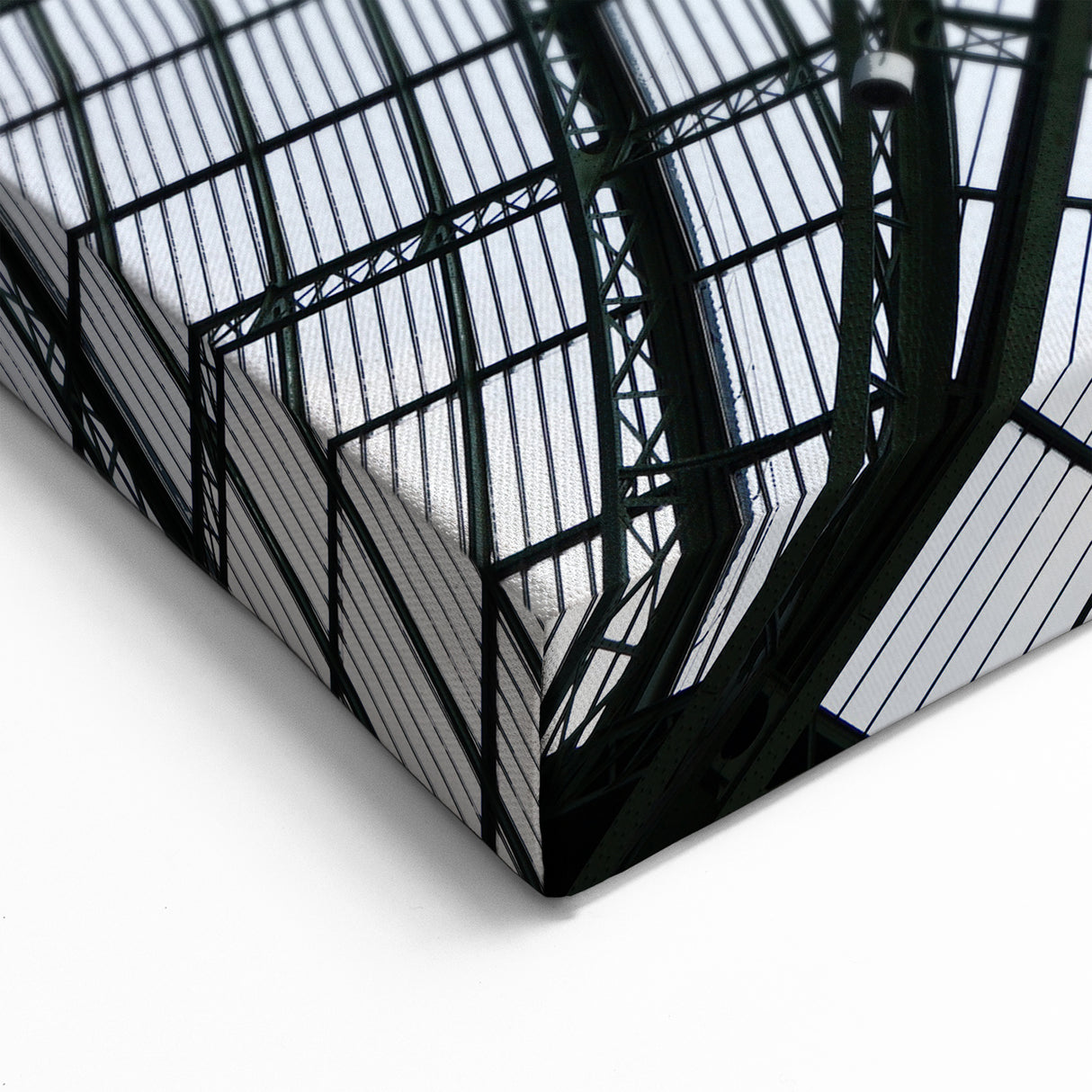 Modern Dome Architecture Wall Art - Geometric Glass Ceiling Print