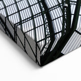 Modern Dome Architecture Wall Art - Geometric Glass Ceiling Print