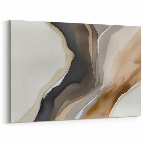 Modern Strokes and Lines Abstract Art | Contemporary Geometric Canvas