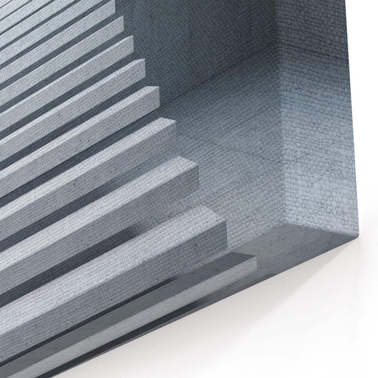 Minimalist Staircase to Light Wall Art - Architectural Photography Print