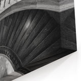 Classic Spiral Staircase Wall Art - Architectural Photography Canvas Print