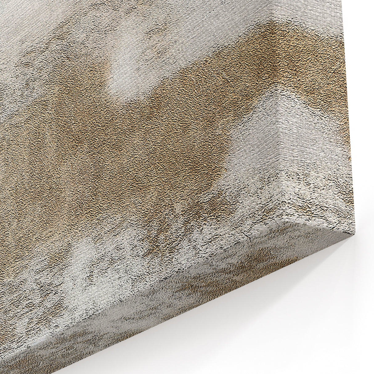 Minimalist Abstract Strokes and Lines Art | Beige and Gray Canvas