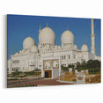 Majestic Domes Wall Art - Grand White Mosque Architecture Print