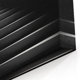 Modern Minimalist Staircase Wall Art - Elegant Black and White Decor
