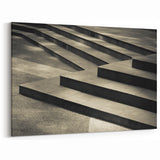 Modern Architectural Staircase Wall Art - Geometric Urban Design