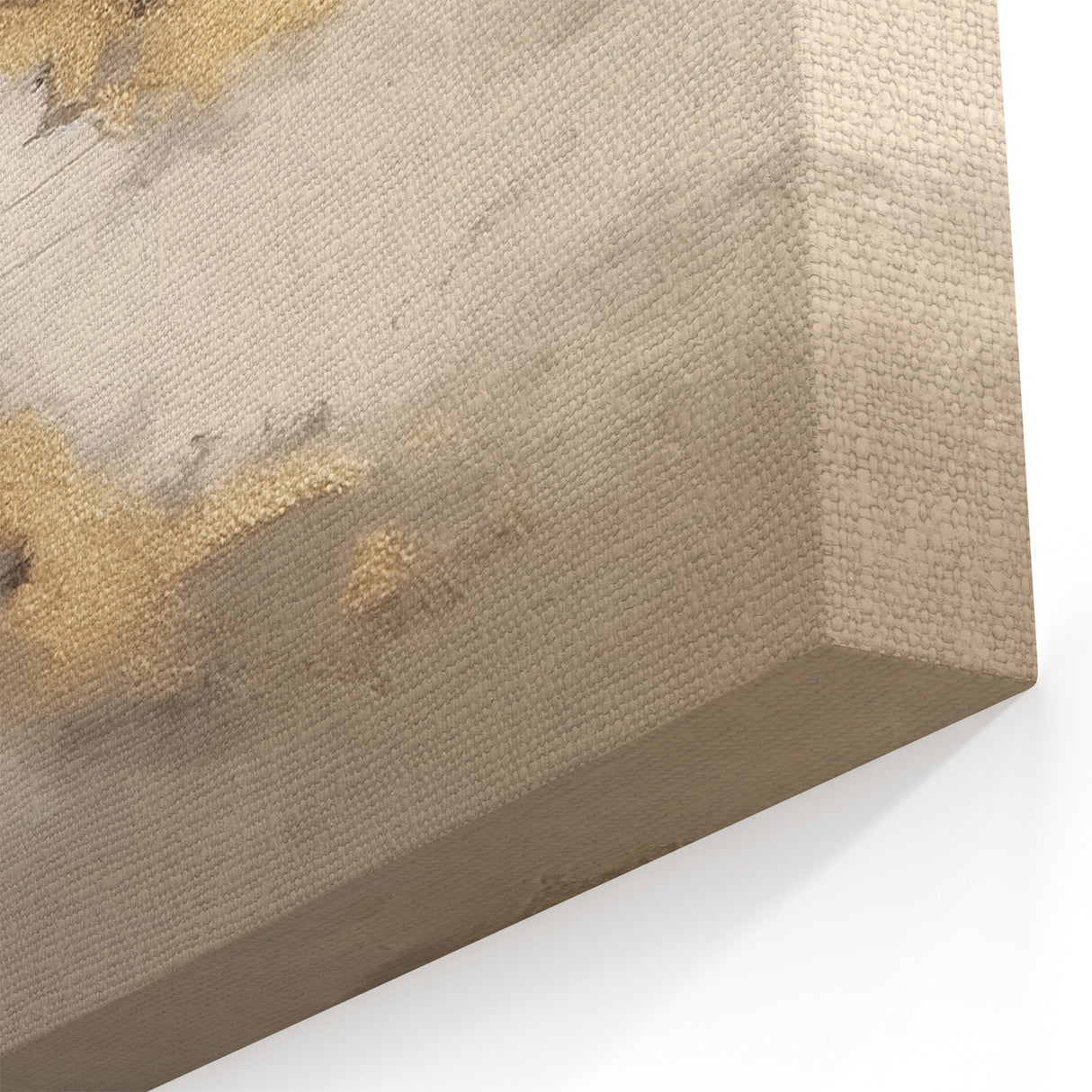 Modern Monochrome Strokes and Lines Abstract Art - Metallic Wall Print