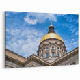 Golden Dome Architecture Wall Art - Historic Building Canvas Print