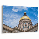 Golden Dome Architecture Wall Art - Historic Building Canvas Print