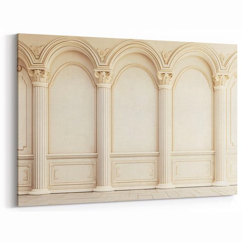 Elegant Columns Wall Art - Classical Architecture Canvas & Framed Prints