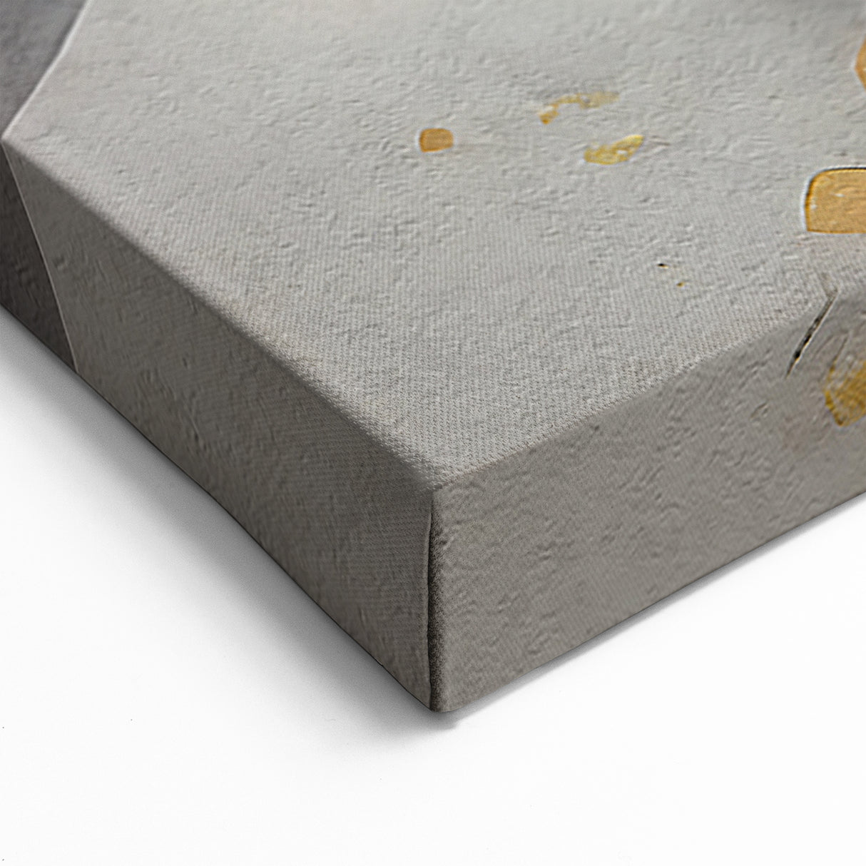 Modern Abstract Strokes and Lines Art | Black, Gray, and Gold Canvas
