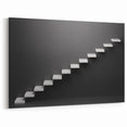 Sleek Modern Staircase Wall Art - Minimalist Floating Steps Design