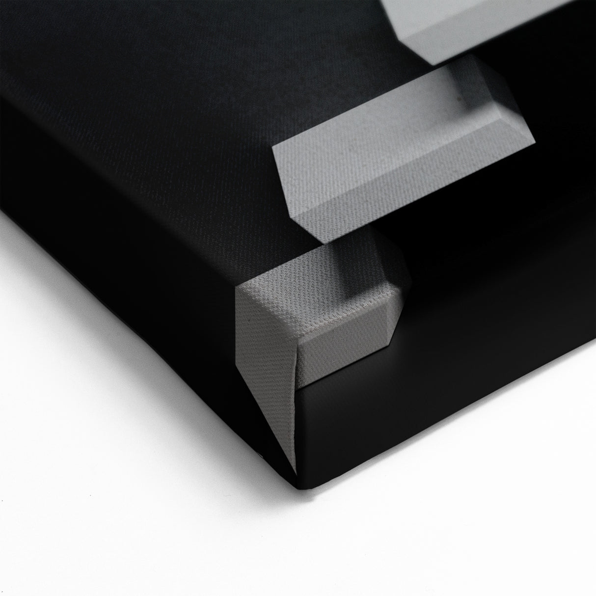 Sleek Modern Staircase Wall Art - Minimalist Floating Steps Design