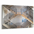Dynamic Modern Staircase Wall Art - Architectural Interior Design
