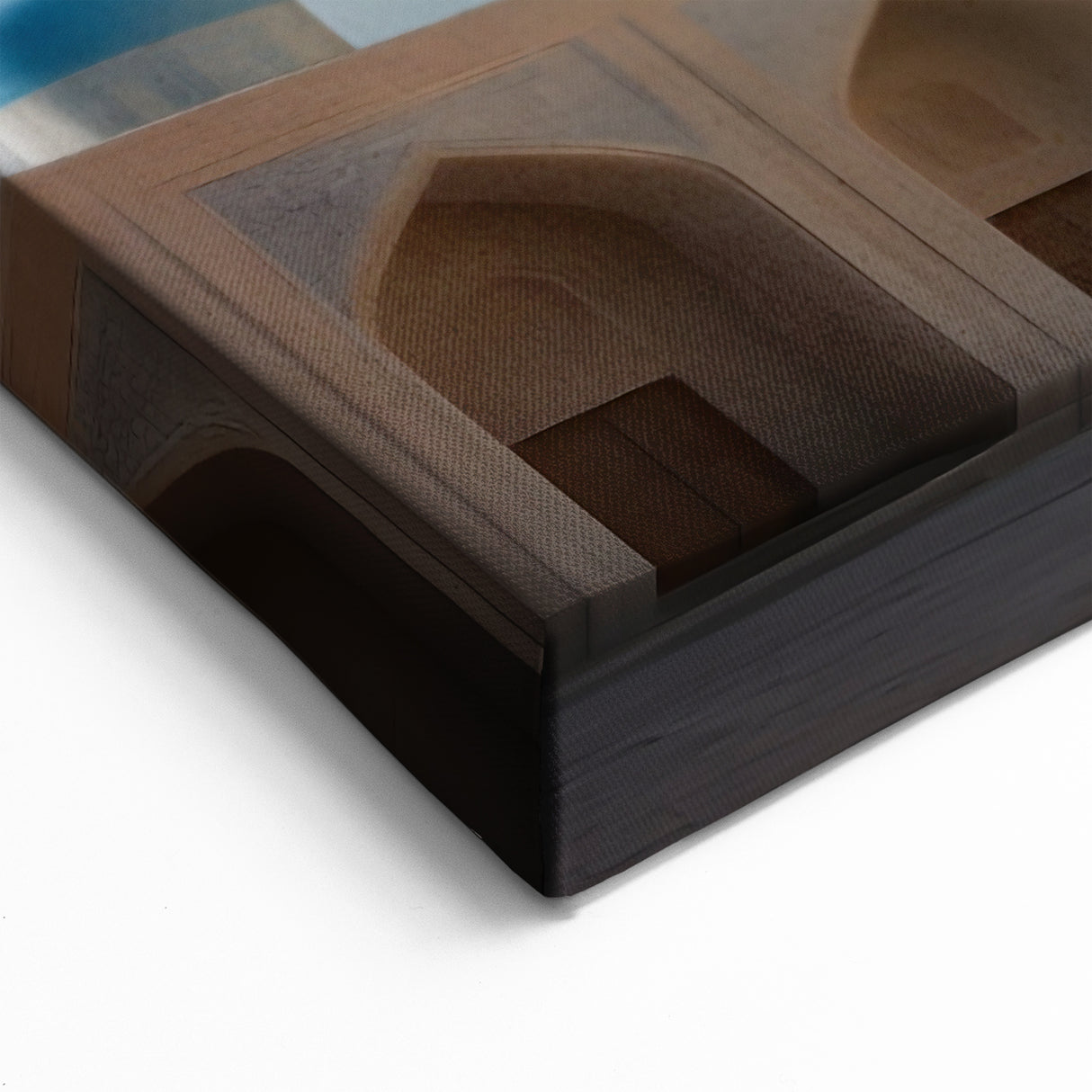 Blue Domes Wall Art - Majestic Mosque Architecture Canvas Print