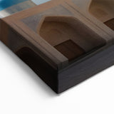 Blue Domes Wall Art - Majestic Mosque Architecture Canvas Print