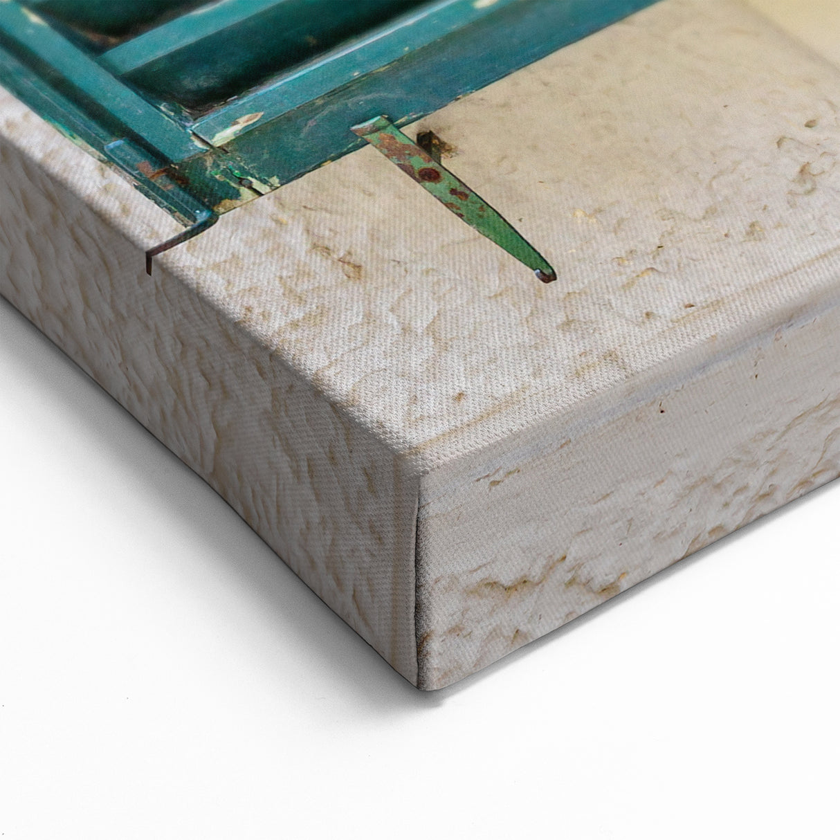 Scenic Window Wall Art – Serene Boat & Ocean View Architectural Print