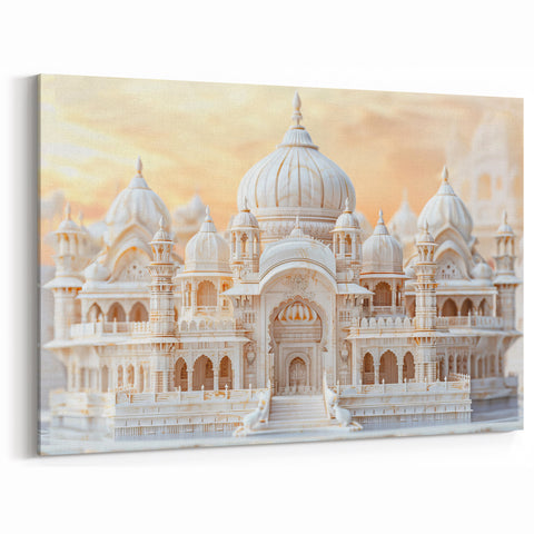 Elegant Marble Domes Wall Art - Intricate Palace Architecture Print