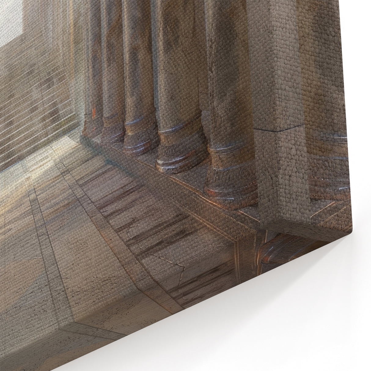 Historical Columns Wall Art - Elegant Architectural Canvas & Framed Print