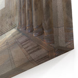 Historical Columns Wall Art - Elegant Architectural Canvas & Framed Print