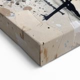 Abstract Zebra Wall Art - Textured Safari Canvas Print